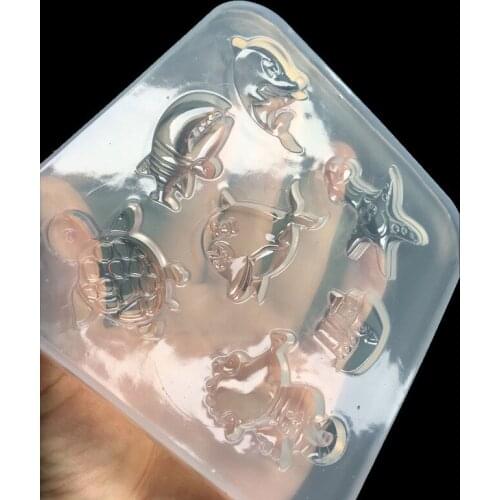 Starfish Pendant Epoxy Silicone Mold Bracelet Necklace Pendant 16263