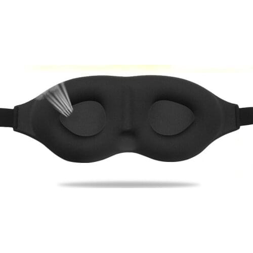 By dhl or ems 100 pieces hot sale Travel 3D Rest Sleeping Eyeshade Eye Mask Memory Foam Padded Shade Cover Blindfold