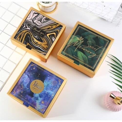 17x17x6.5cm PVC Transparent Gift Bag Heaven and Earth Cover Candy Boxes Wedding Favors Portable Gift Box Birthday Favor Gift Box