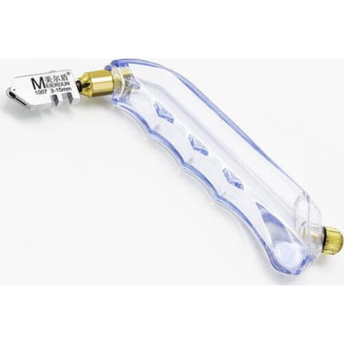 Hand-held Glass Cutter Big Wheel Oil Injection Roller Multi-function Transparent Big Wheel Ceramic Tile Cutting Push Knife