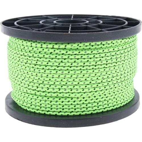 Reflective Fluorescence Guyline Camping Tent Rope Guy Line Cord Paracord