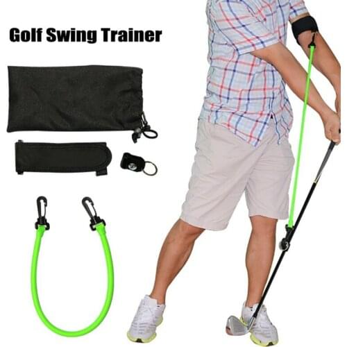 Golf Swing Trainer Corrector Gesture Alignment Training Practice Aid Elastic Resistance Rope Golf Aids Tools New Style