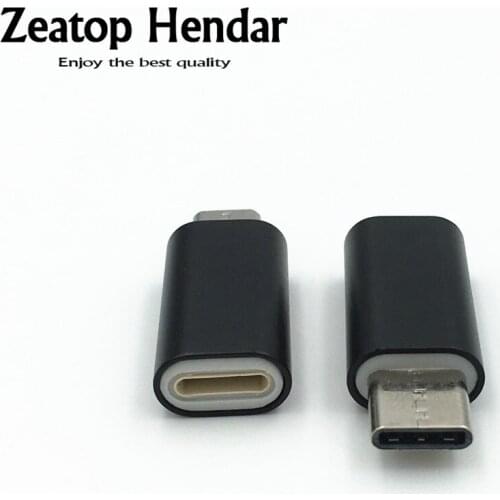 1Pcs 8Pin Female Jack to USB 3.1 Type-C USB Male Adapter Micro Charger Connector