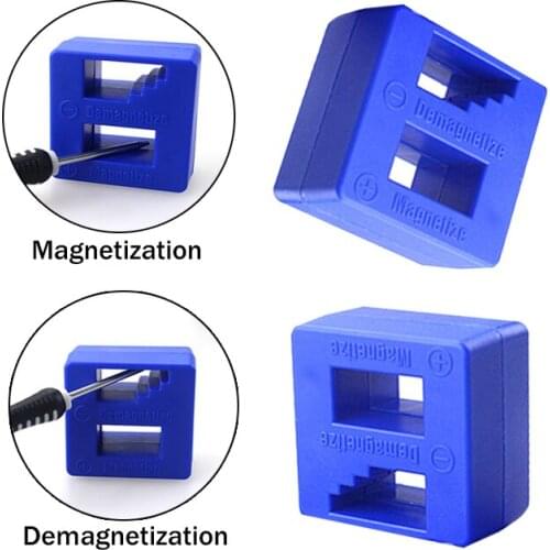 1Pc Fast Screwdriver Plus Magnetic Device Dual-use Degausser Mini Screw Batch Fast Magnetizer Demagnetizer High Quality