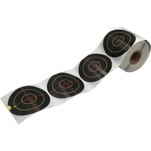 250Pcs/roll Self-adhesive Shooting Paper Target Stickers 7.5cm