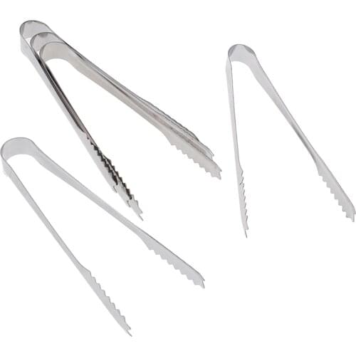 5pcs Wedding Party Portable Outdoor Ice Sugar Stainless Buffets Tongs Candy Buffet Bar Home Kitchen Tools BBQ Ice Cream Tool