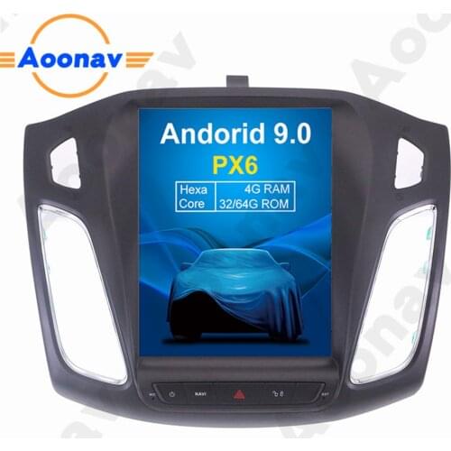 AOONAV 10.4 inch car radio GPS navigation vertical screen for Ford Focus 2012-2015 support carplay pure around view camera