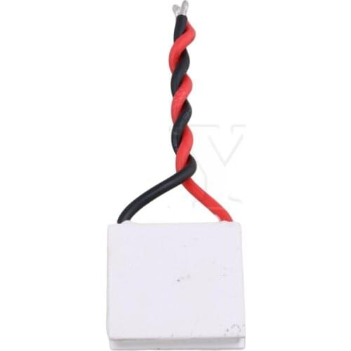 White TES1-4902 2cmx2cm Heatsink Thermoelectric Peltier Cooler Plate