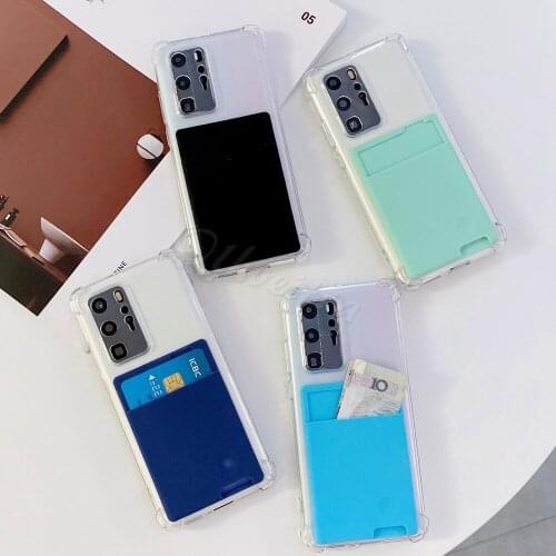 Shockproof Case For OPPO Find X3 X2 Pro K9 A11X A7 A7X R15X K1 A3 A8 A12 A5S Cover Silicone Wallet Slots Card Holder Phone Case