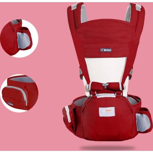 Ergonomic Multi-functional Baby Carrier Infant Kid Baby Hipseat Sling Front Facing Kangaroo Baby Wrap Carrier for Baby Travel