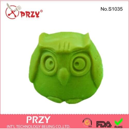 Soap Mold Cake Decoration Mold Handmade Soap Mold Fee Shipping Aroma Stone Molds Modelling Silicon Wholesale The Owl Moulds PRZY