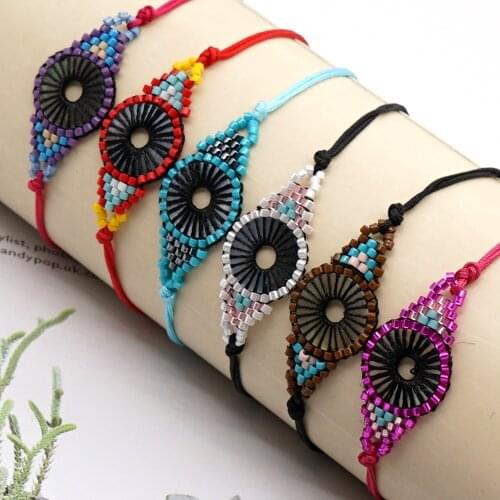 Go2boho Evil Eye Bracelet Women Miyuki Pulseras Femme Jewelry Friendship Bracelets Handmade Jewellery Bulk Itmes Wholesale
