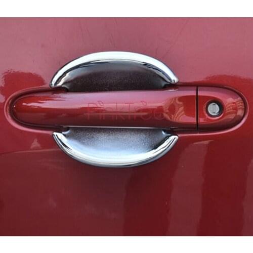 For Nissan Juke 2011 2012 2013 2014 2015 2016 2017 2018 Chrome Door Handle Bowl Insert Cover Car Styling Accessories