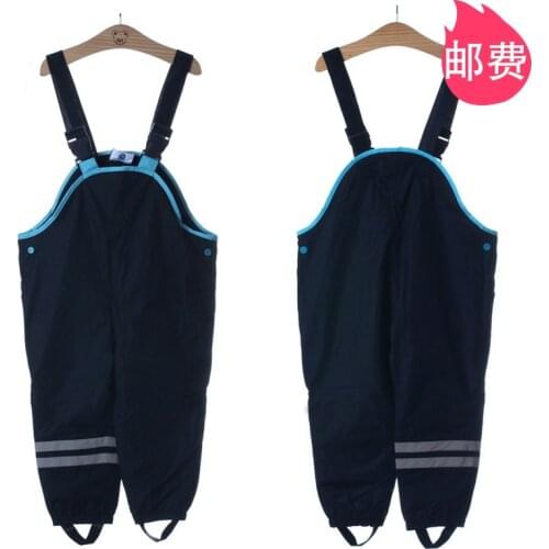 2020 Time-limited Sale Unisex Solid Spring Retail Brand Pants For And Children Cold Wind Rain Waterproof Overalls In Stock