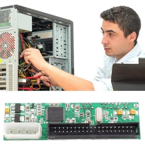 SATA TO PATA IDE Hard Drive Converter Plug&Play Module 7+15 DVD SATA Pin Parallel Support Adapter ATA to Serial HDD 3.5/2.5 J6J8