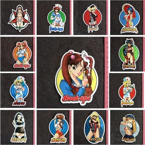 Hook ups series PVC Stickers Home Decor Fridge Styling Wall Travel Suitcase Graffiti Styling Stickers Buy 3 Free 1