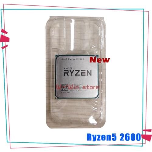 New AMD Ryzen 5 2600 R5 2600 3.4 GHz Six-Core Twelve-Thread CPU Processor YD2600BBM6IAF Socket AM4