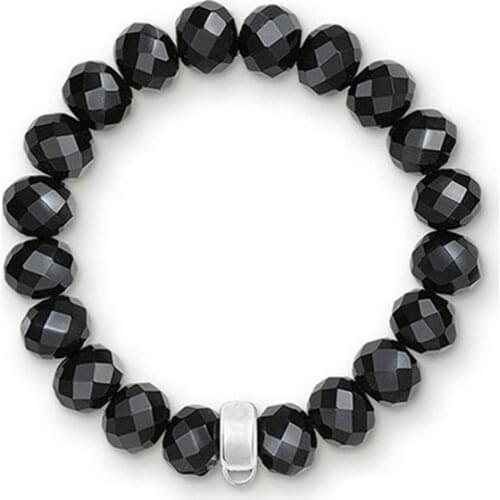 New Style Trendy Crystal Charms Bracelet 10mm Biased Crystal Elastic Girls Bracelets Bangles Jewelry For Women Girls SBR003