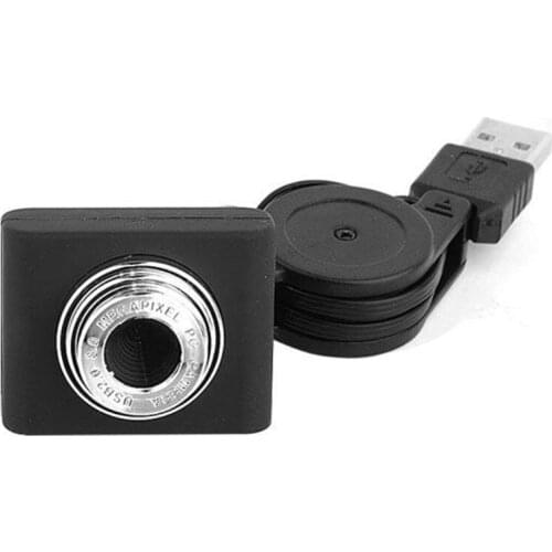 USB Webcam Manual Focus Built-in Microphone Drive-free Computer Peripheral Web Camera Home Portable Laptop Desktop Cam