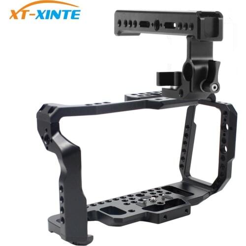 XT-XINTE BMPCC 4 K 6 K Camera Cage Handle Grip for Blackmagic Pocket Cinema Camera 4K 6K BMPCC DSLR Video Film Making Movie Cage