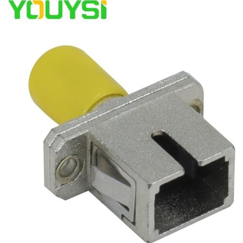 YOUYSI 10PCS SC-ST fiber optic adaptor SC-ST adapter single mode multi mode adaptor