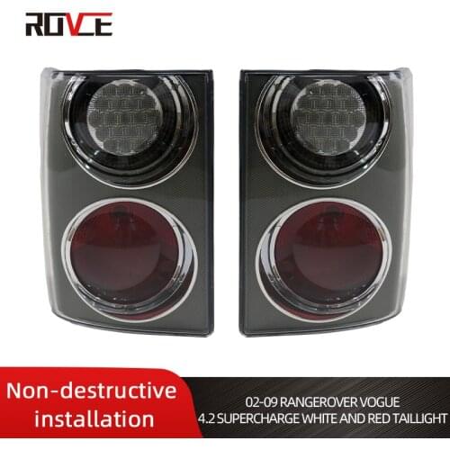 ROVCE Tail Light For Land Rover Range Rover Vogue 2002-2009 4.2 Supercharge Style L322 White And Red Tail Lamp