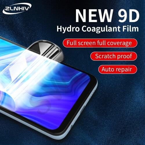 ZLNHIV soft full cove for redmi note 6 7 7s 8 8T pro protective hydrogel film 6A 7A 8A phone screen protector Not Glass