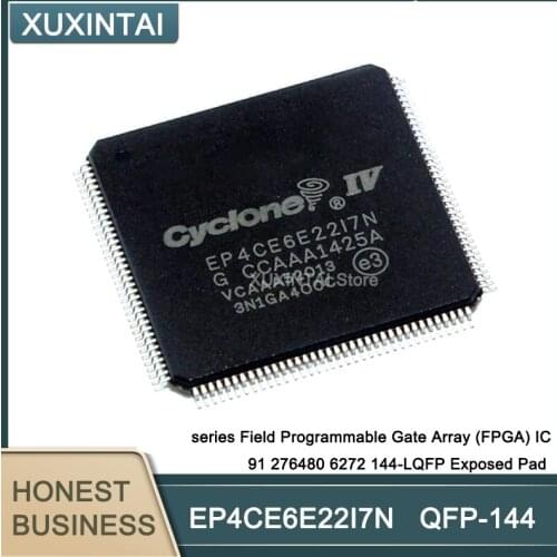 10Pcs/Lot EP4CE6E22I7N EP4CE6E22I7N series Field Programmable Gate Array (FPGA) IC 91 276480 6272 144-LQFP Exposed Pad