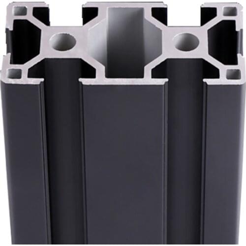 2pcs/LOT 3060 European Standard Black Anodizing Extrusion T-Slot Aluminum Profiles