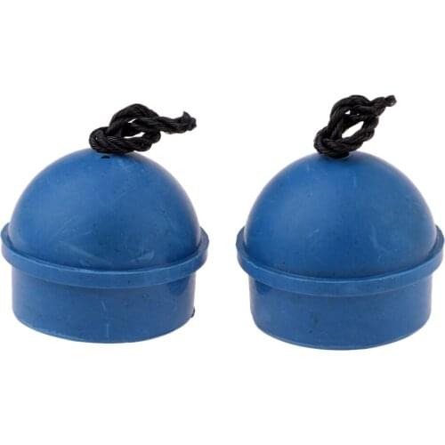2Pcs Premium Rubber Pool Table Billiard Cue Chalk Holders With String Table Accessories