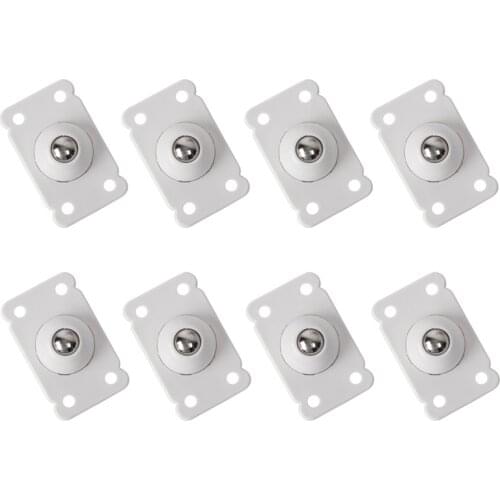 4pcs Universal Wheel 360º Rotating Wheels Mini Swivel Casters Wheels Universal Wheels For Furniture Storage Boxes Hardware