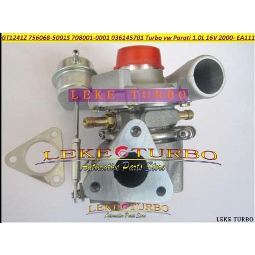 Free Ship GT1241Z 756068 756068-0001 708001 036145701 Turbo Turbocharger For VW Golf Parati 1.0L EA111 motorcycle 0.4-1.2L 112HP
