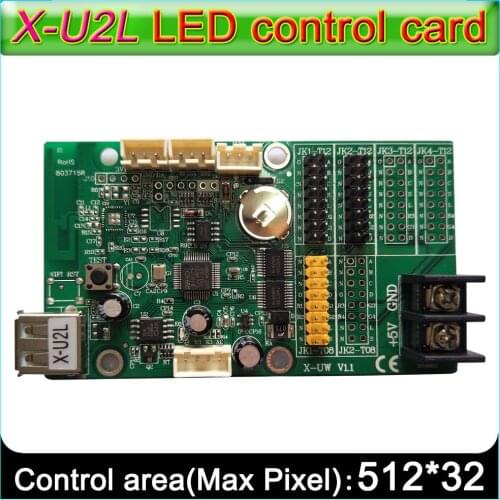 BX-U2LU3L U4L P10 led signs control card, P10 Display module control card,Single&double color advertising led panel Controller