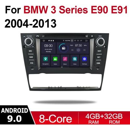 For BMW 3 Series E90 E91 E92 E93 2004~2013 2 DIN Car Android 9 GPS Naviation Multimedia system Bluetooth Radio Amplifier