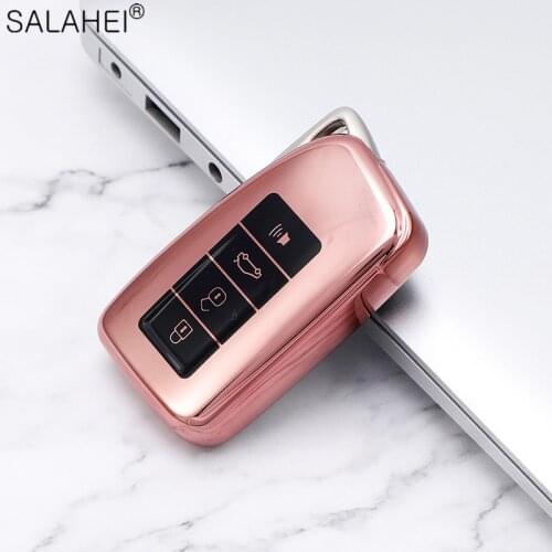 New Soft TPU Car Smart Key Case Shell For Lexus ES350 GS350 GS450h IS250 RC350 NX200T NX300h LX570 Auto Full Cover Accessories
