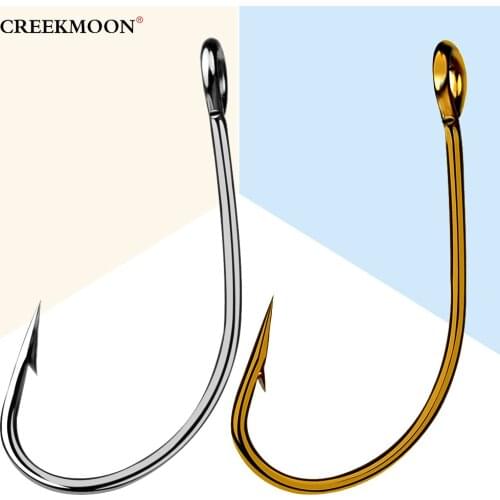 200pcs Fly Fishing Hooks Trout Salmon Eye Curved Shank Hook Scud Shrimp Grubs Worms Nymphs Tying Reversed Barbed Fish Bug Flies