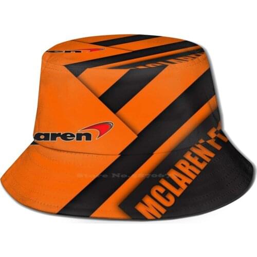 Mclaren Team Logo Unisex Fisherman Hats Cap Motorsport Formual1 Mclaren Scuda Car Racing Car 2020 Grand Prix Kimi Vettel Lando