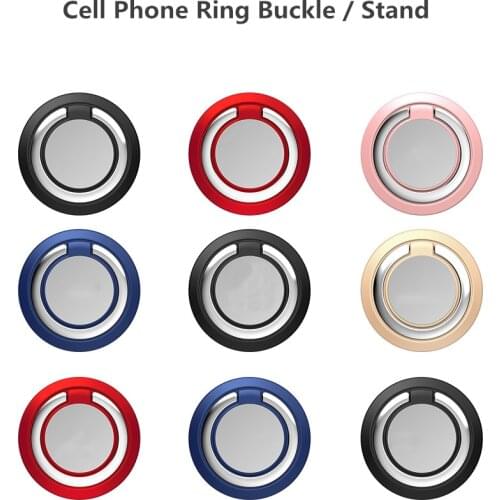 Metal Ultra Thin Phone Holder Universal Mobile Phone Finger Ring Holder Flexible Phone Stand for Samsung Galaxy Note 10 Huawei
