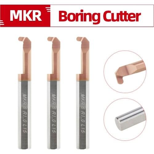 MKR Carbide Lathe Boring Cutter Coated Mini Internal Turing Tool Copying Small Hole MTR MQR MUR MPR MKR MNR MXR 4mm 5mm 6mm