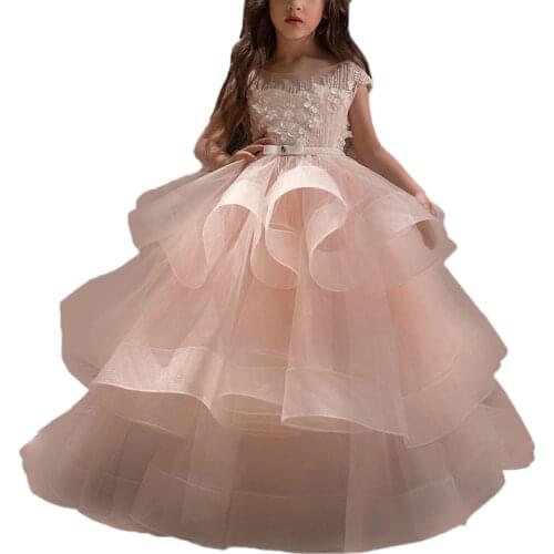 Fashion Childrens dress Girls from 2 to 11 years old Evening Ball Dresses For Wedding Princess Dress for Graduation Party Offic
