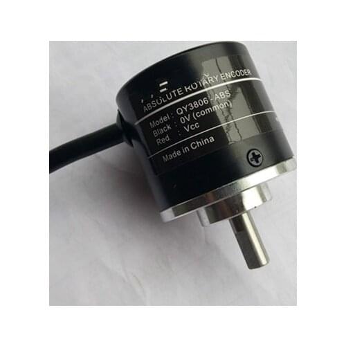 Single-turn absolute magneto-electric rotary encoder three-wire ssi output connected to single-chip microcomputer 1024 line angl
