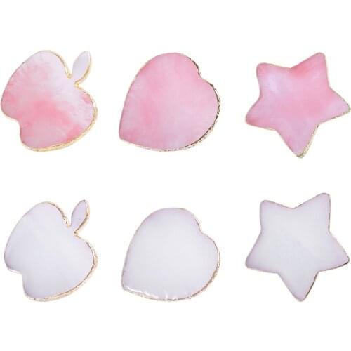 Resin Nail Art Palette False Nail Tips Holder Plate Drawing Tools Stand Nail Color Palette for Nail Color Mixing Display