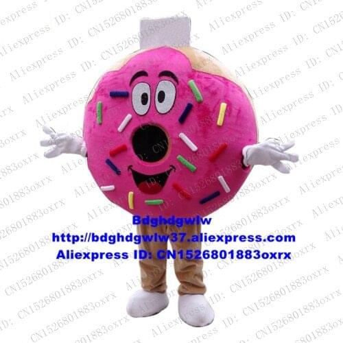 Doughnut Mister Donut Sweet Buns Mascot Costume Adult Cartoon Character Outfit Suit Open Business Performance Costumes zx2488