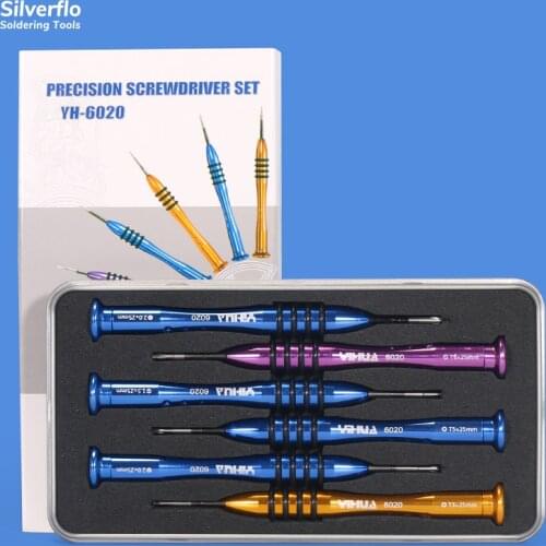 YIHUA Mini Precision Screwdriver Hands Tools for iPhone Laptop Multifunctional Opening Repair Tool