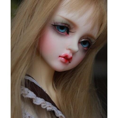 3 points BJD doll SD miu baby girl naked baby resin movable doll joint ball doll gift eyeball