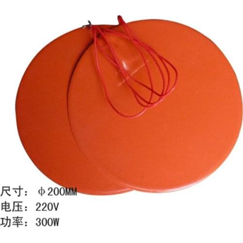 Free Shipping Round Shape 300mm 12v 270w Silicon Heater 3D Printer Heater Bed with 3M Adhesive and 100K Thermistor