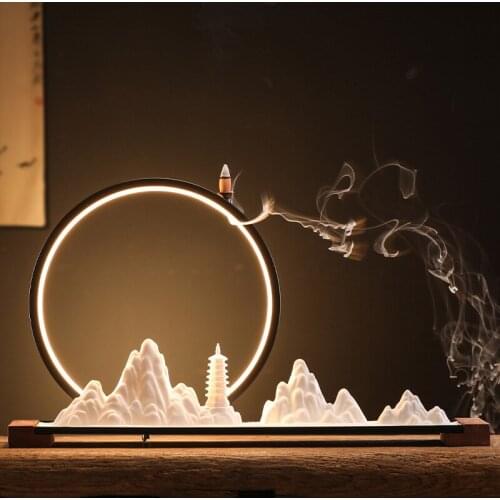 Chinese Style Dry Landscape Zen Indoor Living Room Desktop Ceramic Furnishing Articles Sitting Room Is Sand Landscape Landscape