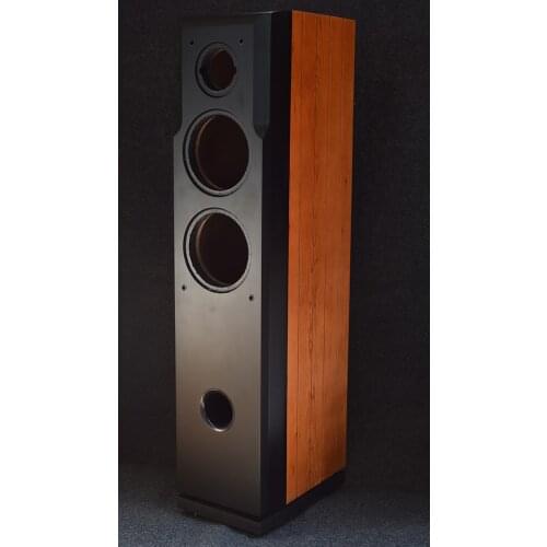 1 Pair Dual 6.5-inch veneer empty speakers DIY HIFI speaker empty box