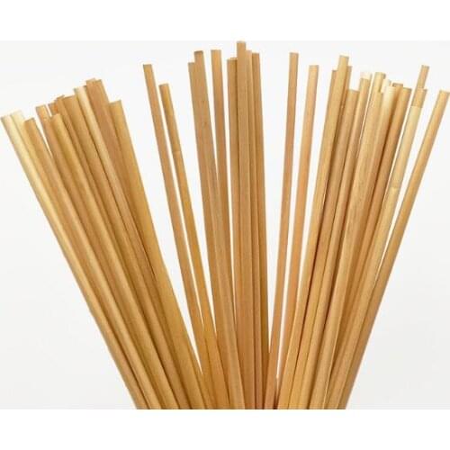 New 100packs 100PCS / Pack 20CM Natural Wheat Straw Environmentally Friendly Straw Bar Kitchen Portable Drinking Straws