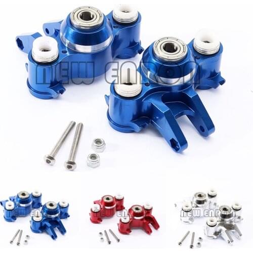 #5334 Front/Rear Alum Steering Block Knuckle Axle Carriers W/Bearing For RC Car Traxxas 1/10 E-REVO SUMMIT E-MAXX REVO